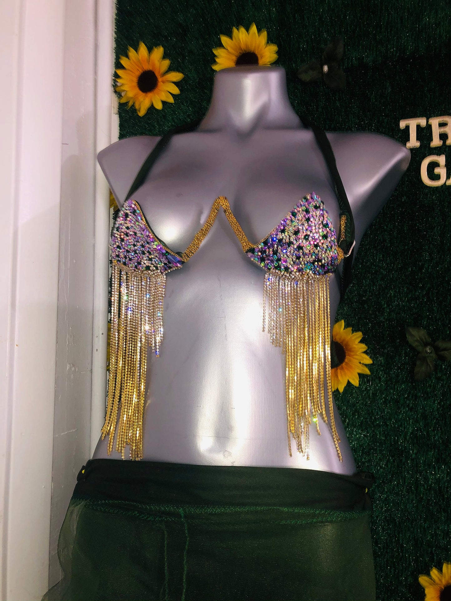 Custom bling Bra