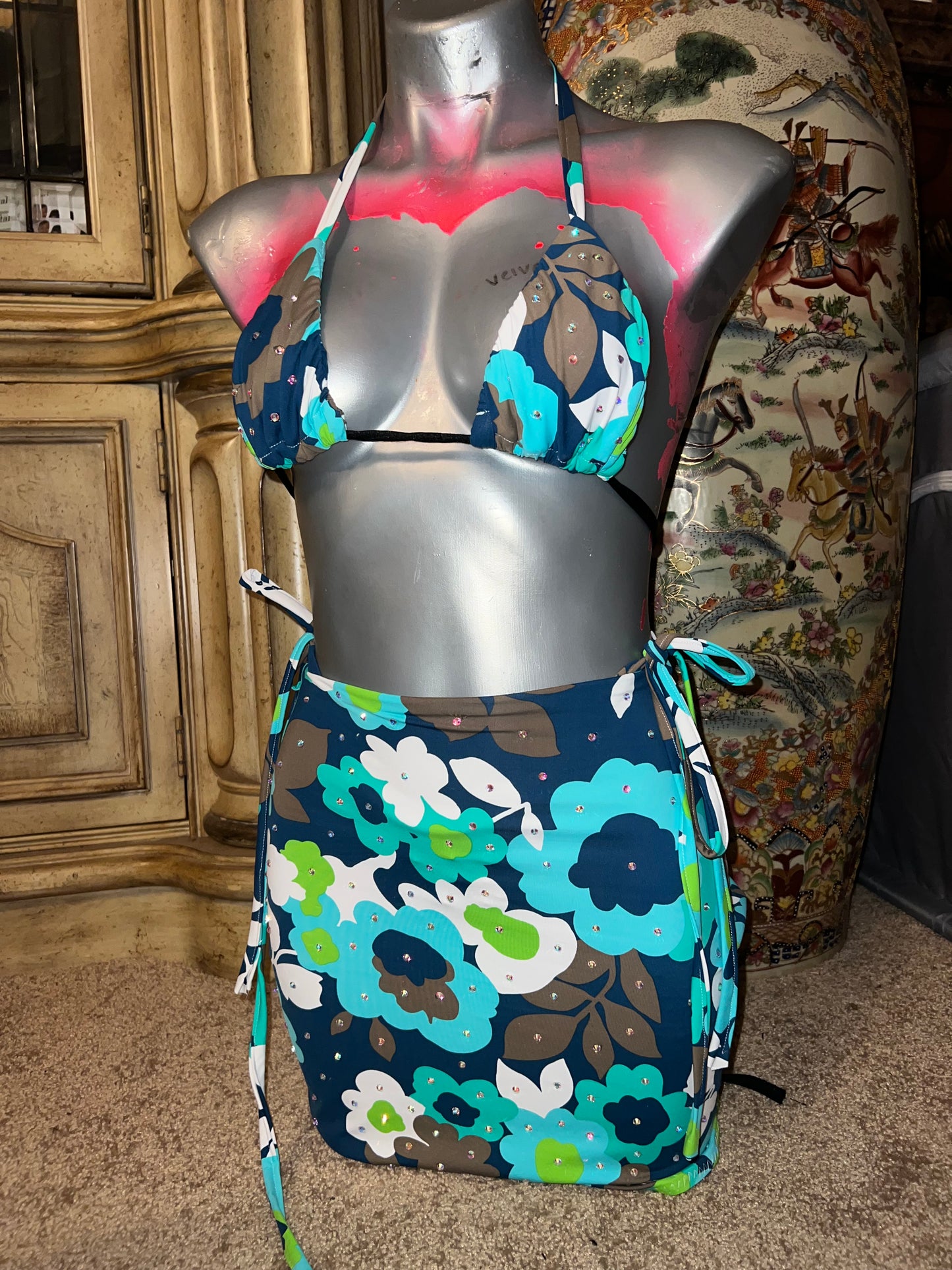 3Pc Floral Set
