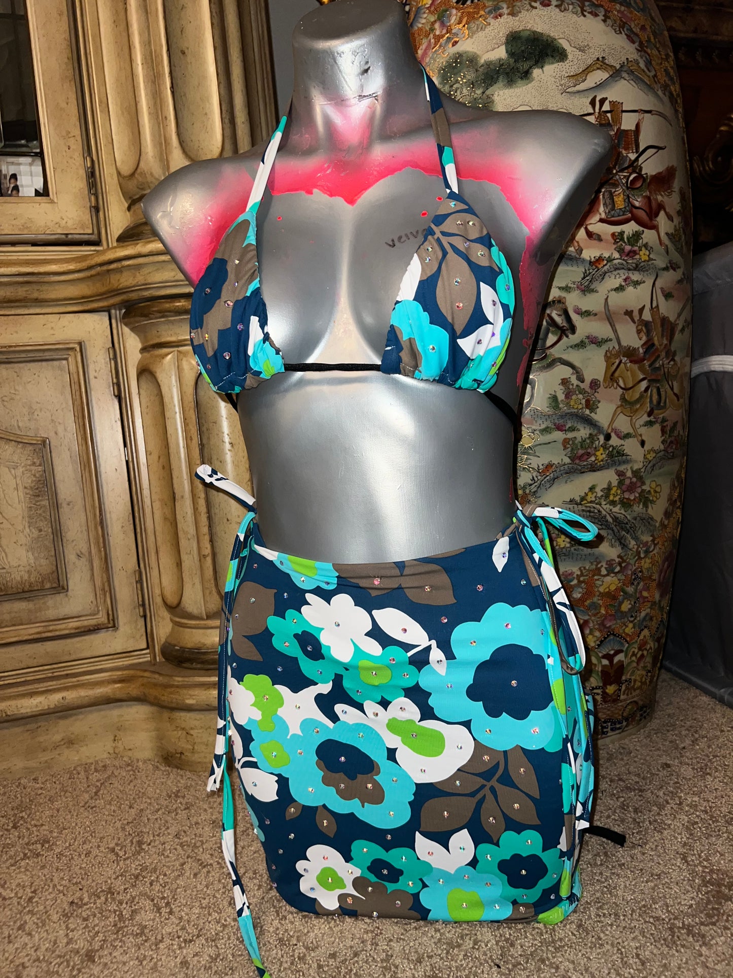 3Pc Floral Set