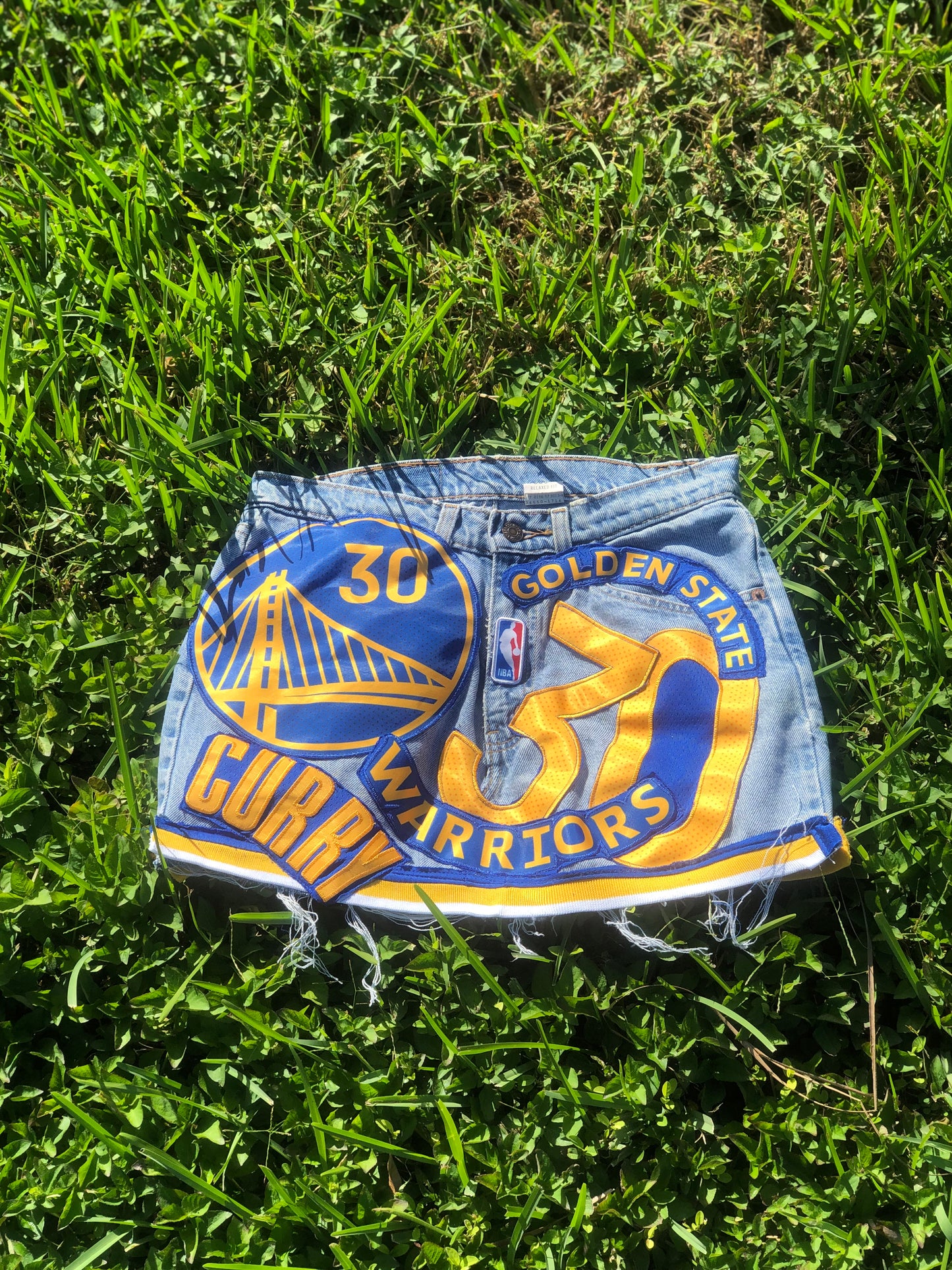 Jersey Jean Skirt