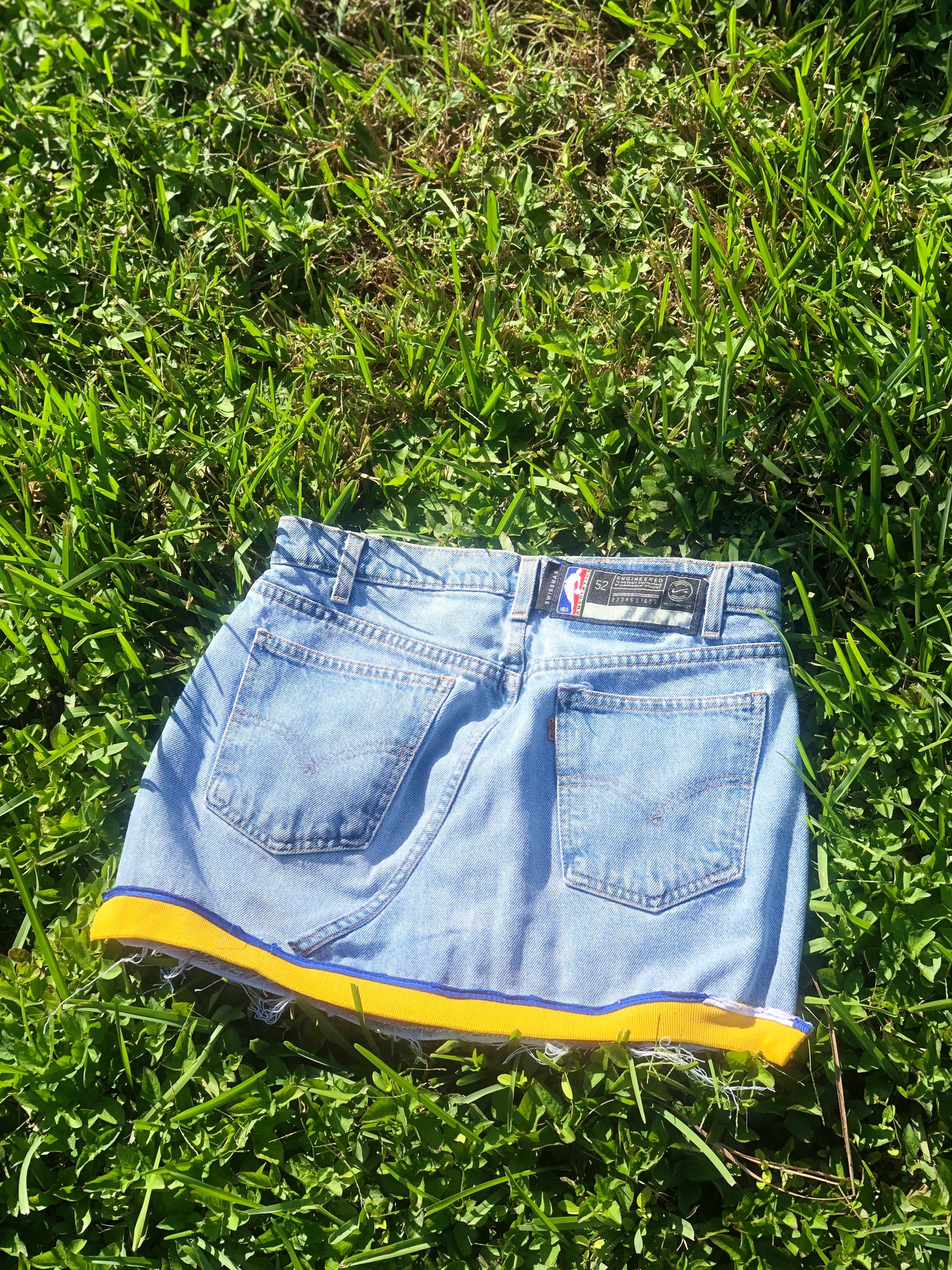Jersey Jean Skirt