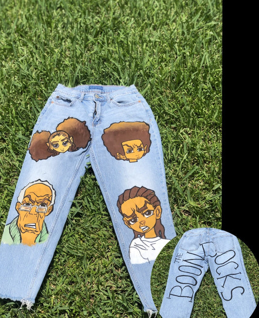 Custom Painted Jeans