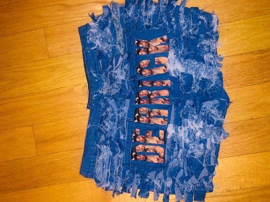 MY MAN Distressed Skirt