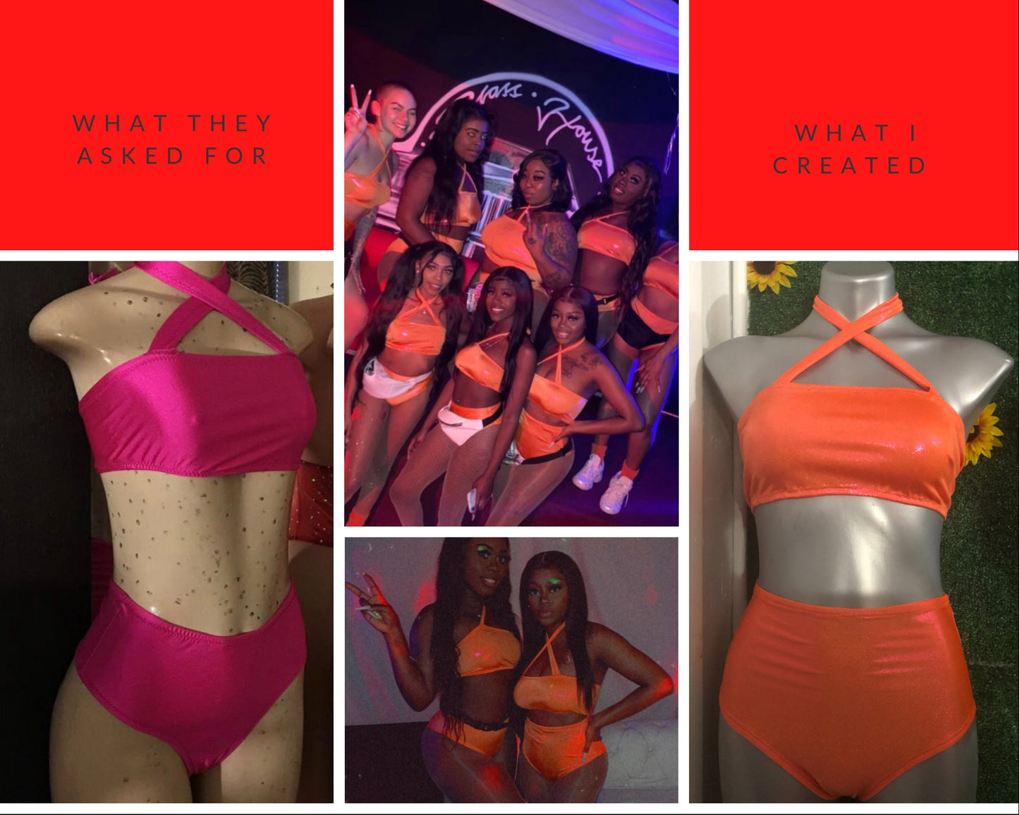 Bottle girl outfit