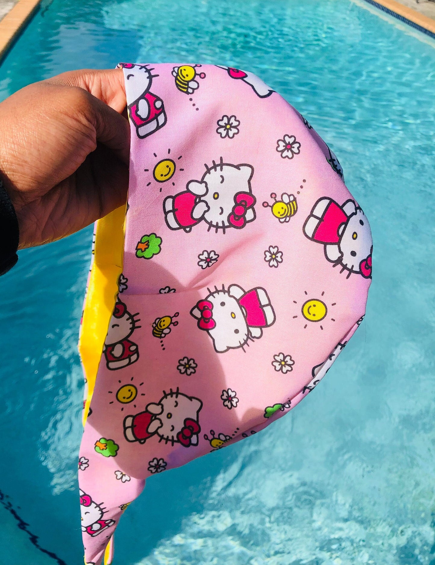 Hello Kitty Scrub cap satin lining