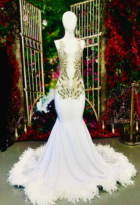 Angel Prom dress/ Birthday dress