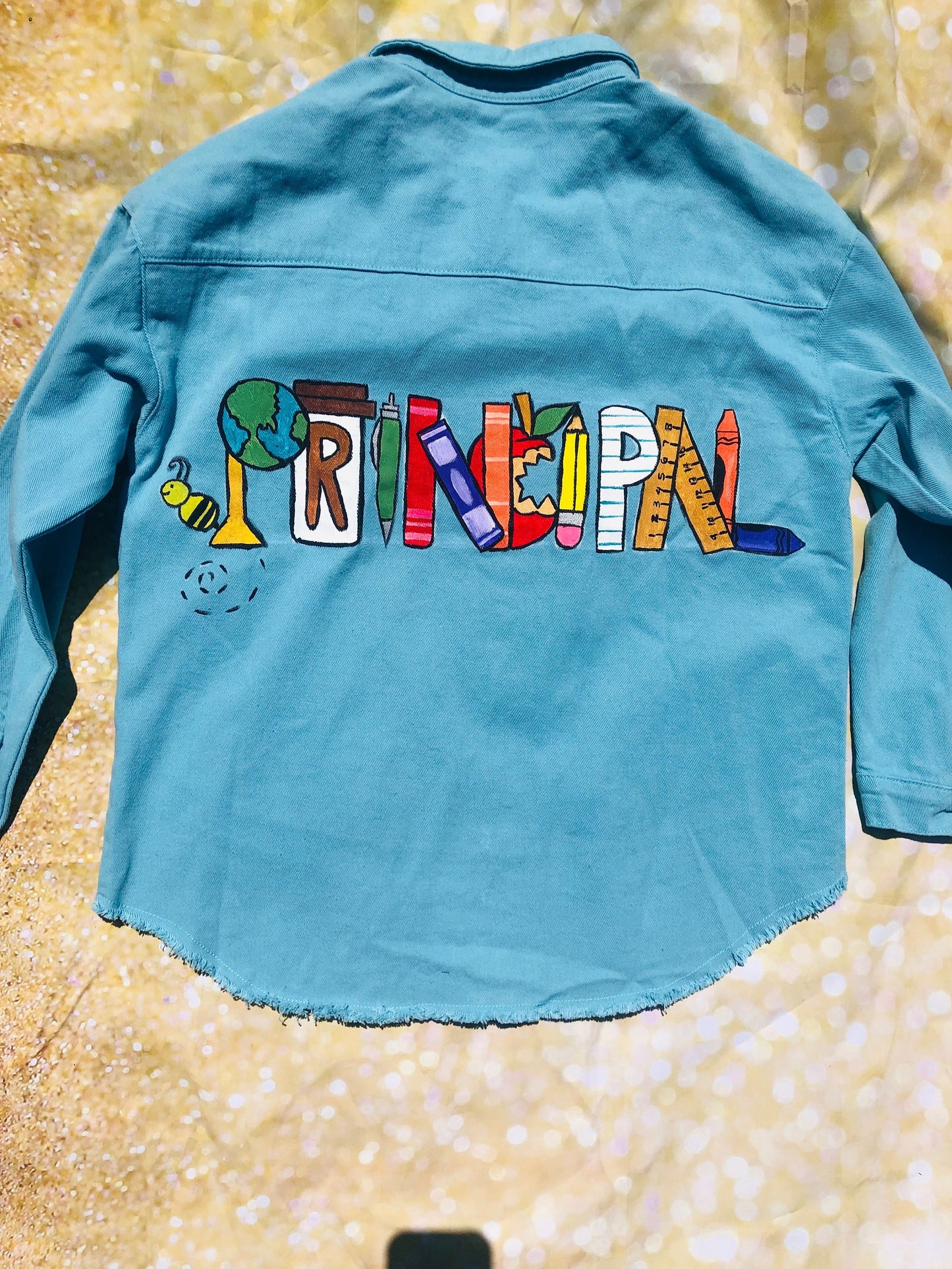 Custom painted  Jacket