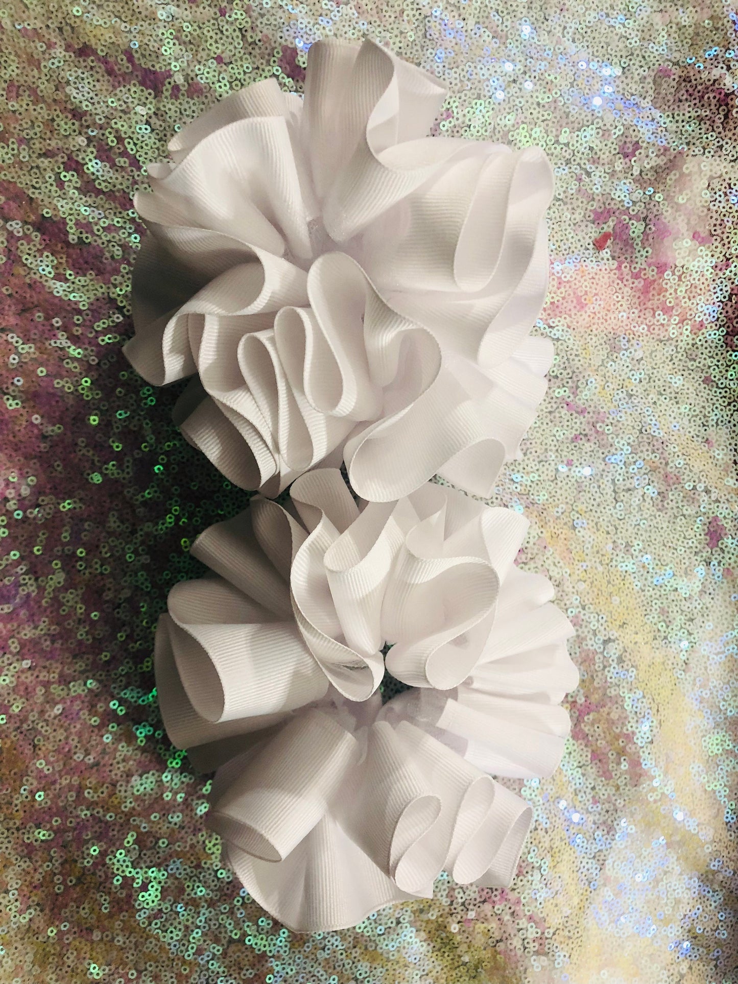 Detachable Ruffle socks & Hair bow set