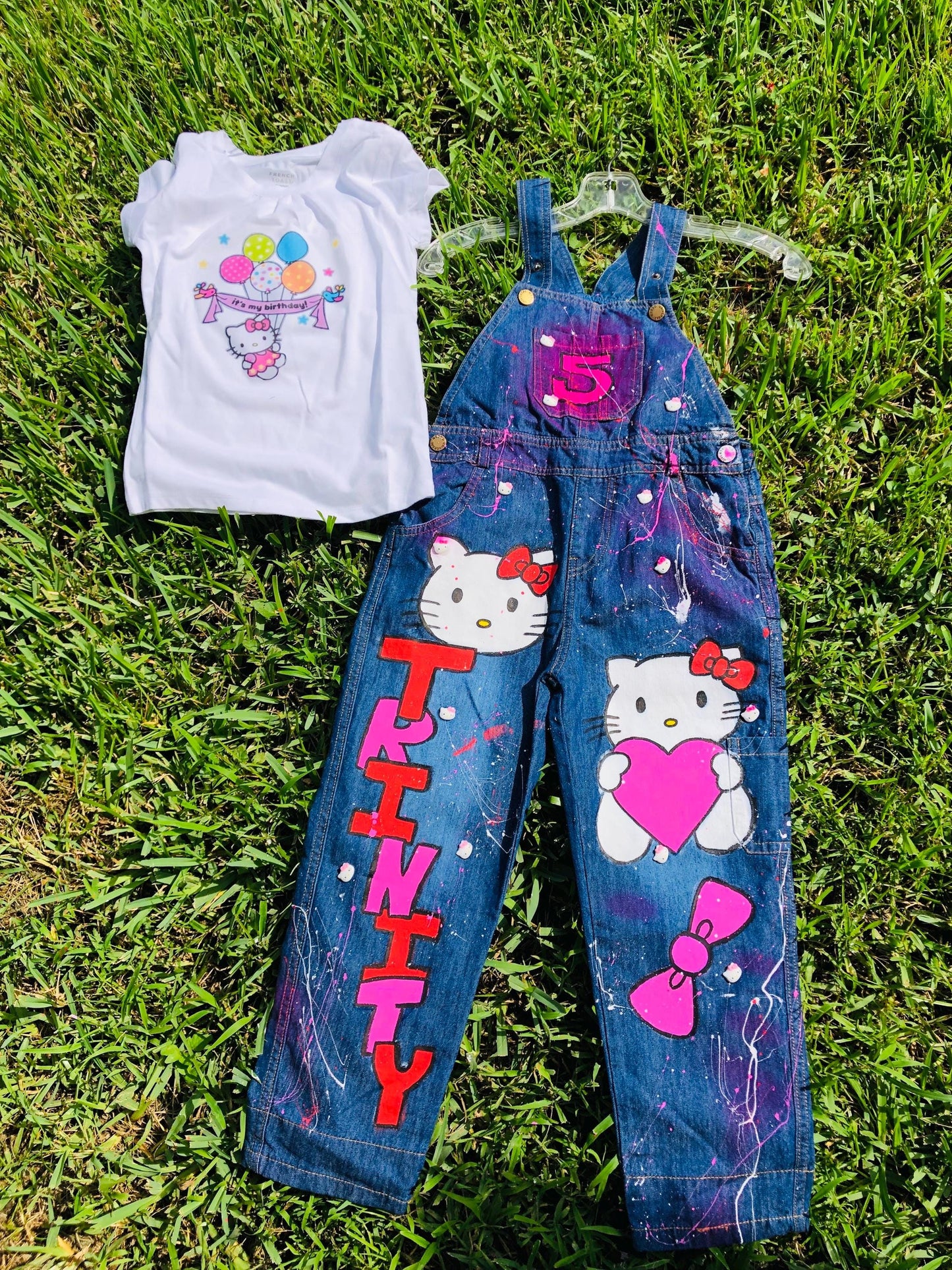 Custom Painted Overalls