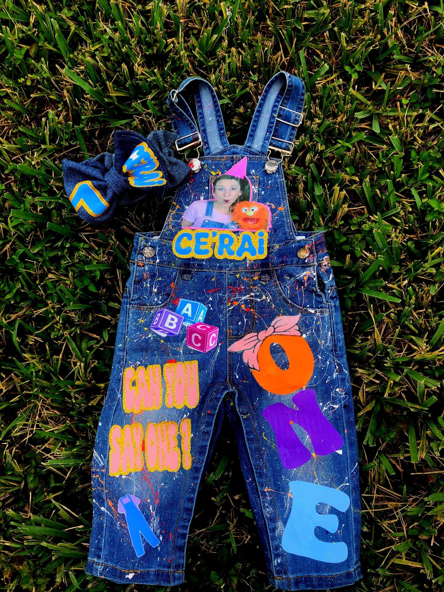 Custom Painted Overalls