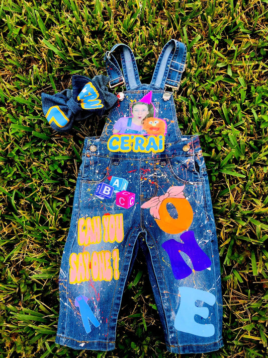 Custom Painted Overalls