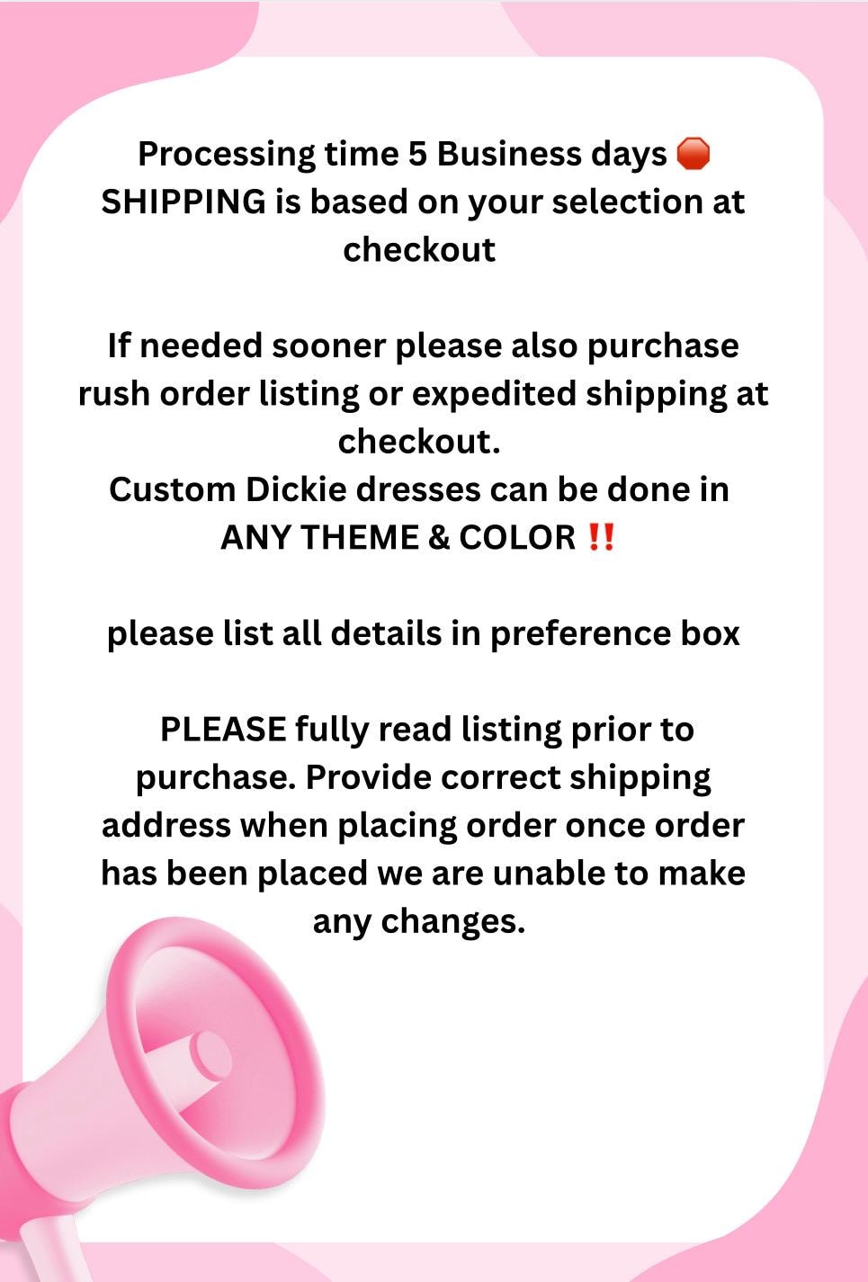 Custom Dickie Dress