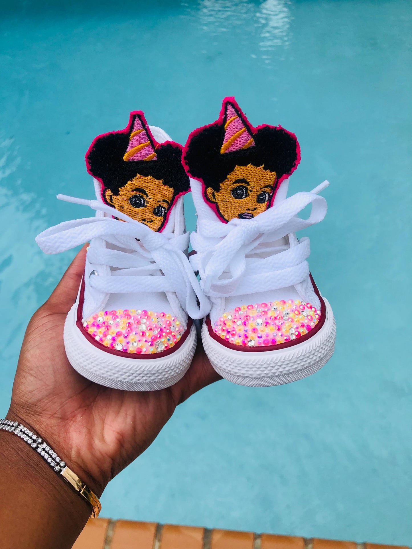Kids Custom Bling Converse