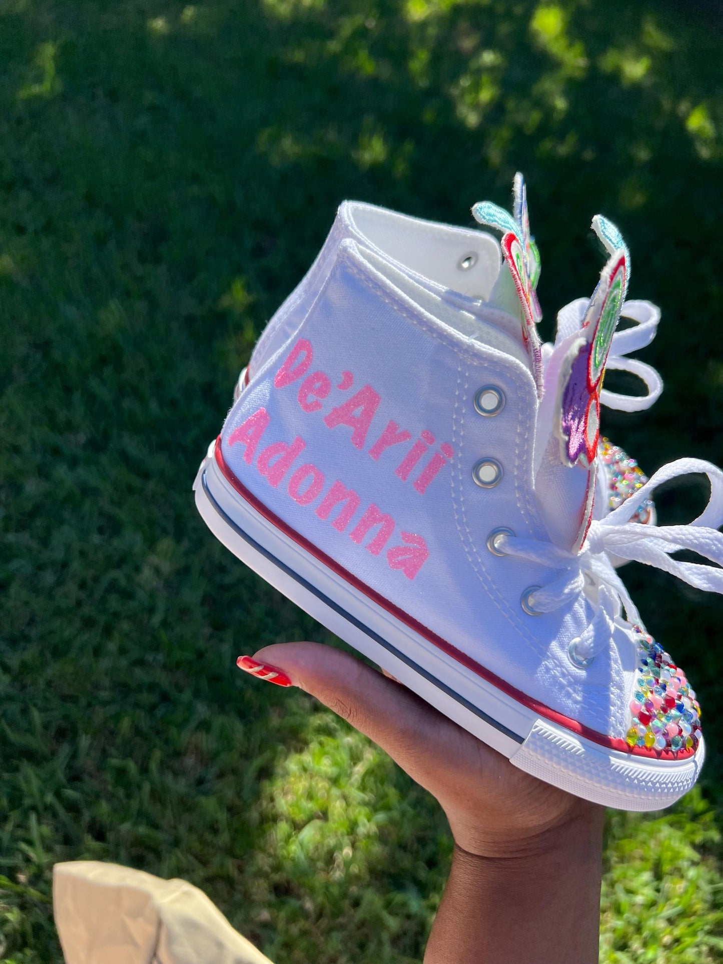 Kids Custom Bling Converse