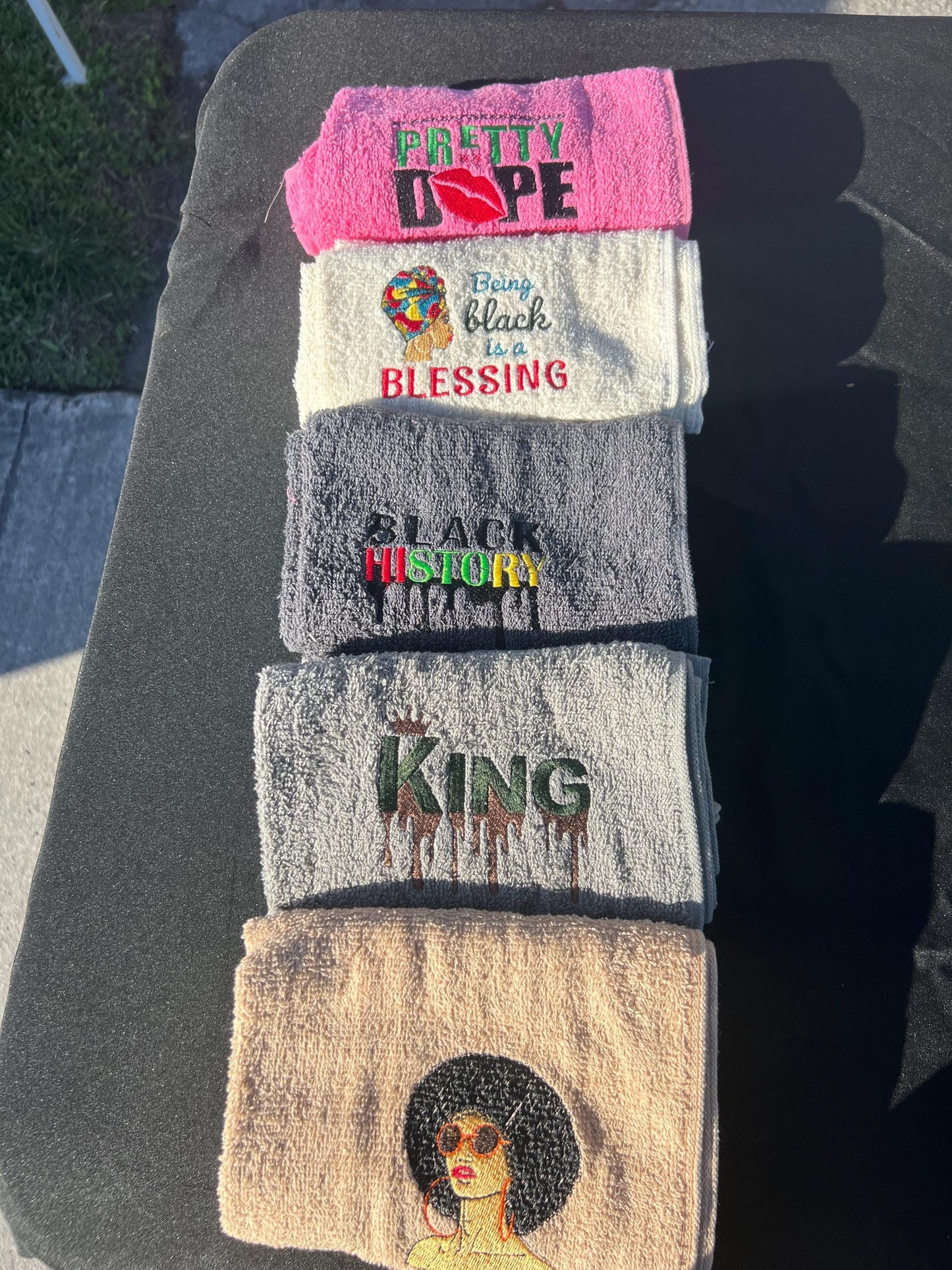 Black History Hand Towels